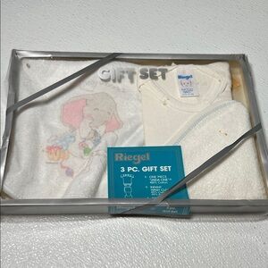 Riegel Baby Gift Set with Elephant Design